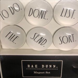 Rae Dunn Glass Dome Magnets 1.5” each NWT